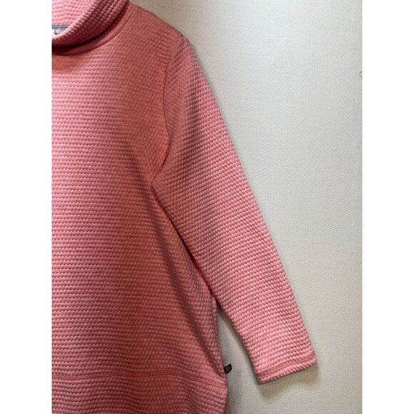 T By Talbots Women's Turtleneck Pullover Sweater Long Sleeve Sz XLp Pink Stretch - Picture 7 of 9